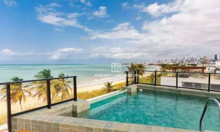 Flat com 1 dormitório à venda, 18 m² por r$ 435.000,00 - jardim oceania - joão pessoa/pb