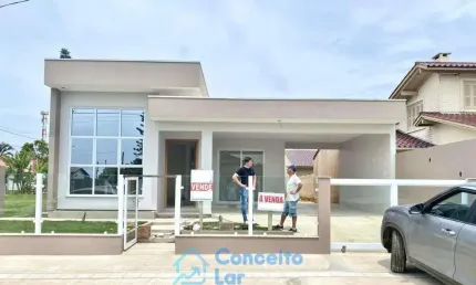 Casa para Venda em Torres, Praia Paraiso, 3 dormitórios, 1 suíte, 2 banheiros, 2 vagas