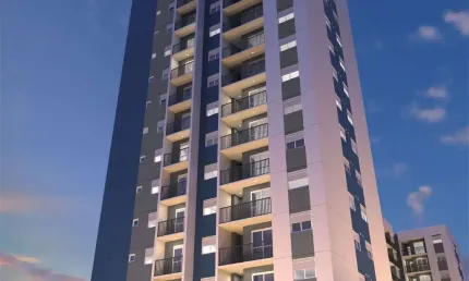 Vibra santa cecilia-(1 dorm com sacada-26 metros) com lazer de clube