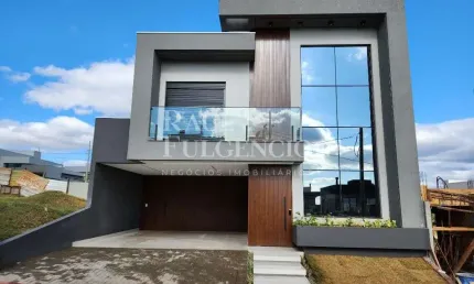 Sobrado com 215 m2 construidos, 3 suites, piscina e excelente padrao de acabamentos no Cond. Moradas do Vale - Zona Sul de Londrina