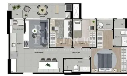 Apartamento com 3 quartos à venda na Rua Caracas, 1421, Santa Rosa, Londrina