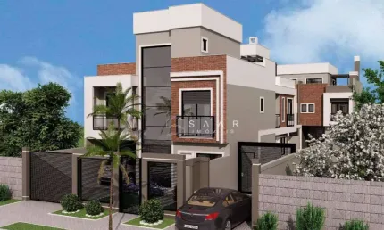 Sobrado com 3 dormitórios à venda, 147 m² por R$ 1.024.000 - Água Verde - Curitiba/PR