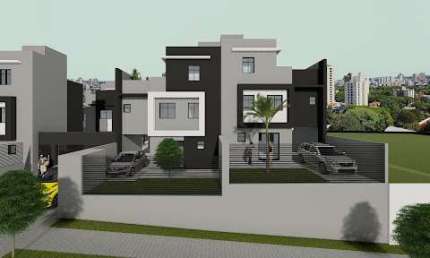 Sobrado com 3 dormitórios à venda, 128 m² por R$ 635.000,00 - Uberaba - Curitiba/PR