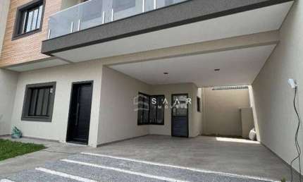 Sobrado com 3 dormitórios 3 suítes à venda, 171 m² por R$ 945.000 - Boneca do Iguaçu - São José dos Pinhais/PR