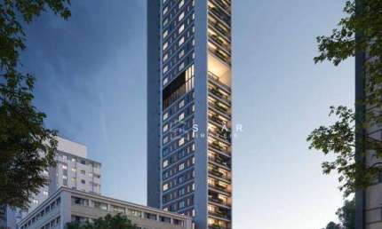 Studio com 1 dormitório à venda, 26 m² por r$ 299.900,00 - centro - curitiba/pr