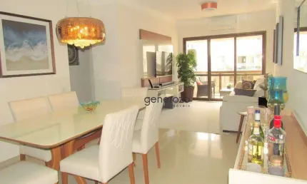 Apartamento na praia de pitangueiras, 03 dormitórios, reformado, 02 vagas