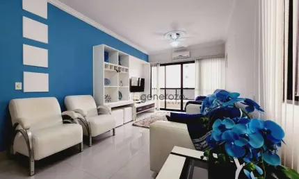 Apartamento a venda na praia das Pitangueiras, 03 dormitórios, 02 vagas de garagem e lazer no prédio