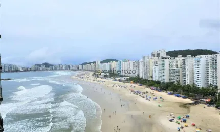 Apartamento a venda na praia de Pitangueiras, frente ao mar, 03 suítes, sacada e 02 vagas de garagem