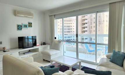Apartamento a venda na praia das Astúrias - Guarujá, 02 dormitórios, 02 vagas de garagem e lazer no prédio