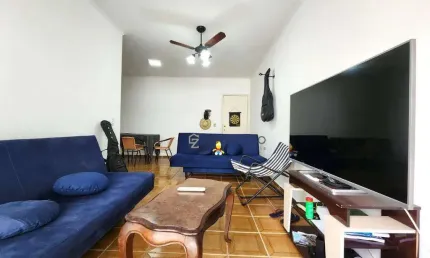 Apartamento para venda na praia do Tombo, 03 dormitórios, sacada, 01 vaga de garagem