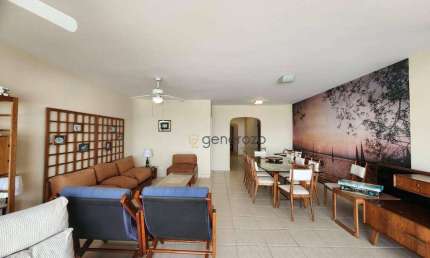 Apartamento a venda na praia das Astúrias, frente ao mar, 03 dormitórios, 02 vagas de garagem