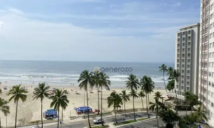 Apartamento a venda na praia das pitangueiras,  frente ao mar, 02 dormitórios, 01 vaga de garagem e lazer