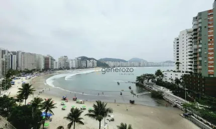 Apartamento a venda na praia das Astúrias, frente ao mar, 02 dormitórios, 01 vaga de garagem, lazer no prédio
