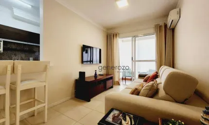 Apartamento a venda na praia das astúrias, 02 dormitórios, com 02 vagas de garagem e lazer completo