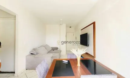 Apartamento á venda na praia da enseada, 02 dormitórios, 01 vaga, lazer