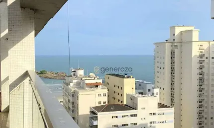 Cobertura á venda na praia das Pitangueiras, 03 dormitórios, 01 vaga de garagem.