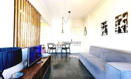 Apartamento á venda na praia das Astúrias, com 01 dormitório, 01 vaga de garagem e lazer.