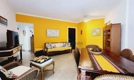 Apartamento a venda na praia das astúrias, 02 dormitórios, com garagem e lazer