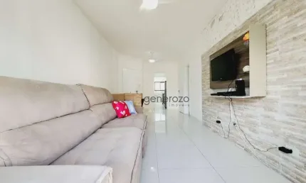 Apartameno a venda na praia das astúrias, 02 dormitórios, com garagem e lazer