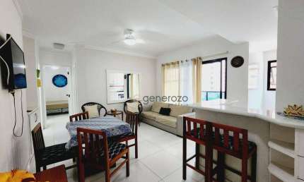 Apartamento á venda na praia das Pitangueiras, 02 dormitórios, 02 vagas de garagem, lazer completo a 01 quadra da praia.