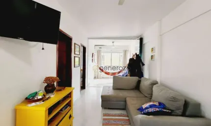 Apartamento a venda na praia das Astúrias, 01 dormitório, com 01 vaga de garagem