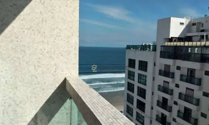 Apartamento á venda na praia das Pitangueiras, 02 dormitórios, 01 vaga de garagem.