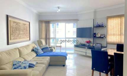 Apartamento à venda na praia de Pitangueiras, 03 suítes, 02 vagas, lazer