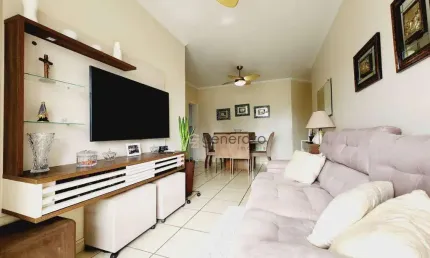 Apartamento a venda na praia das Astúrias, 02 domritórios, com 01 vaga de garagem e lazer no prédio
