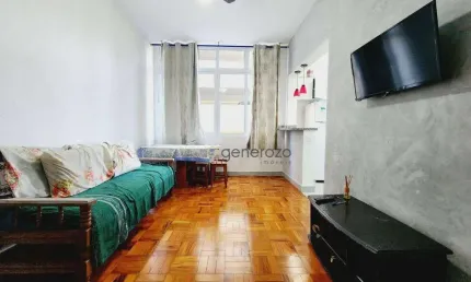 Apartamento a venda na praia das pitagueiras, 01 dormitório, a 02 quadras da praia