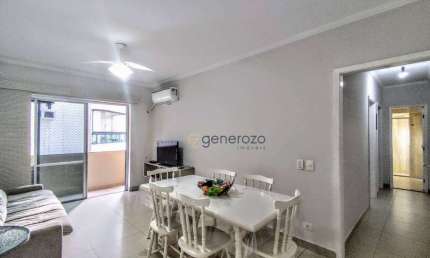 Apartamento com 3 dormitórios à venda, 90 m² por R$ 650.000,00 - Astúrias - Guarujá/SP