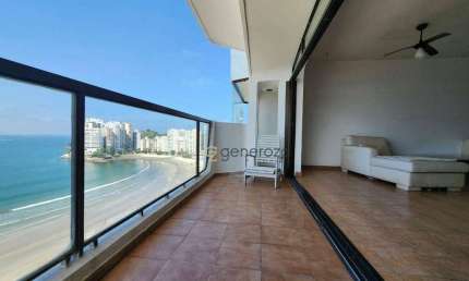 Apartamento à venda na praia das Astúrias, frente à praia, 03 dormitórios, 02 vagas