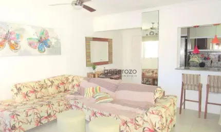 Apartamento à venda na praia das Pitangueiras, 03 dormitórios, varanda gourmet, 02 vagas