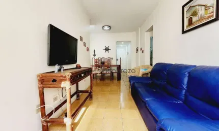 Apartamento a venda na praia das astúrias, 02 dormitórios, com 01 vaga de garagem