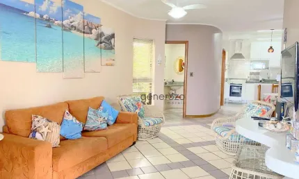 Apartamento á venda na praia das pitangueiras, 03 dormitórios, 02 vagas de garagem.