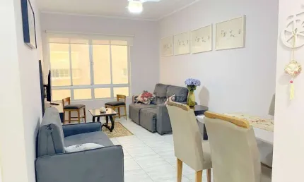Apartamento à venda na praia das pitangueiras, 01 dormitório, 01 vaga, próximo à praia