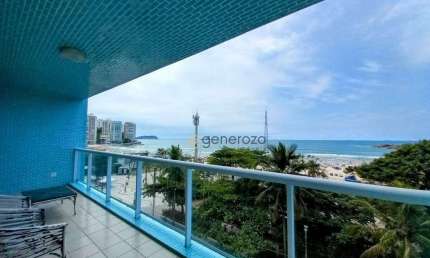 Apartamento com 4 dormitórios à venda, 195 m² por R$ 1.500.000 - Pitangueiras - Guarujá/SP