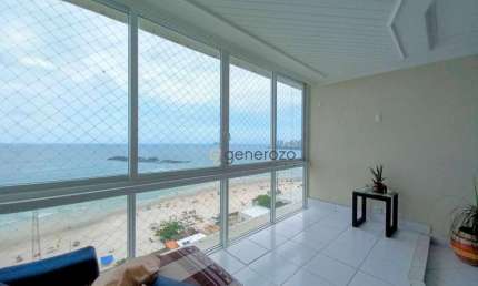 Apartamento com 3 dormitórios à venda, 175 m² por R$ 1.250.000 - Pitangueiras - Guarujá/SP