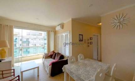 Apartamento com 3 dormitórios à venda, 90 m² por R$ 500.000,00 - Pitangueiras - Guarujá/SP