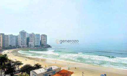 Apartamento á venda na praia das Pitangueiras, 03 dormitórios, 02 vagas de garagem, frente mar