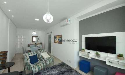 Apartamento com 2 dormitórios à venda, 118 m² por R$ 630.000,00 - Pitangueiras - Guarujá/SP