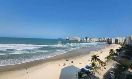 Apartamento a venda na praia das Pitangueiras, frente ao mar, com 03 dormitórios, 02 vagas e lazer no prédio