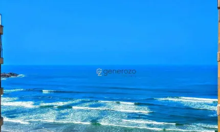 Apartamento frente à praia das pitangueiras, 03 dormitórios, 03 suítes, 01 vaga