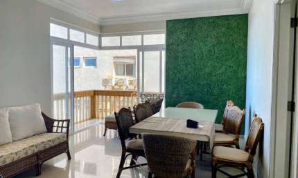 Apartamento com 3 dormitórios à venda, 100 m² por R$ 740.000,00 - Praia das Pitangueiras - Guarujá/SP