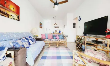 Apartamento a venda na praia das Pitangueiras, 03 dormitórios, 02 vagas de garagem e lazer no prédio