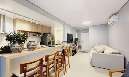 Apartamento a venda na praia do Tombo, 03 dormitórios, 03 vagas de garagem e lazer no prédio