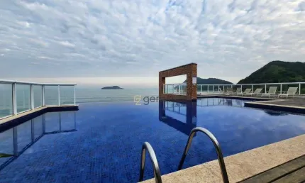 Apartamento garden a venda na praia do Tombo, 02 dormitórios, varanda gourmet, 02 vagas de garagem e lazer