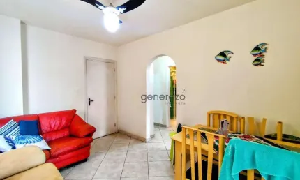 Apartamento à venda na praia das pitangueiras, 02 dormitórios, 01 suíte, 01 vaga