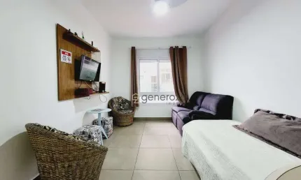 Apartamento a venda na praia das Pitangueiras, 02 dormitórios, com 01 vaga de garagem