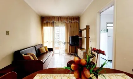 Apartamento a venda na praia das pitagueiras, 01 dormitório, sacada e 01 vaga de garagem