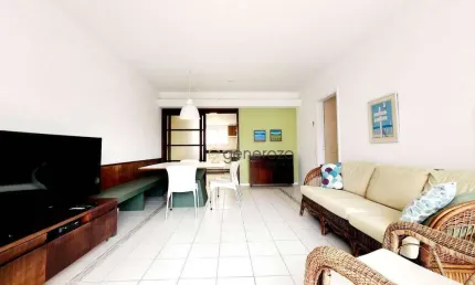 Apartamento a venda na praia das Pitangueiras, 03 dormitórios, 02 vagas de garagem e lazer no prédio